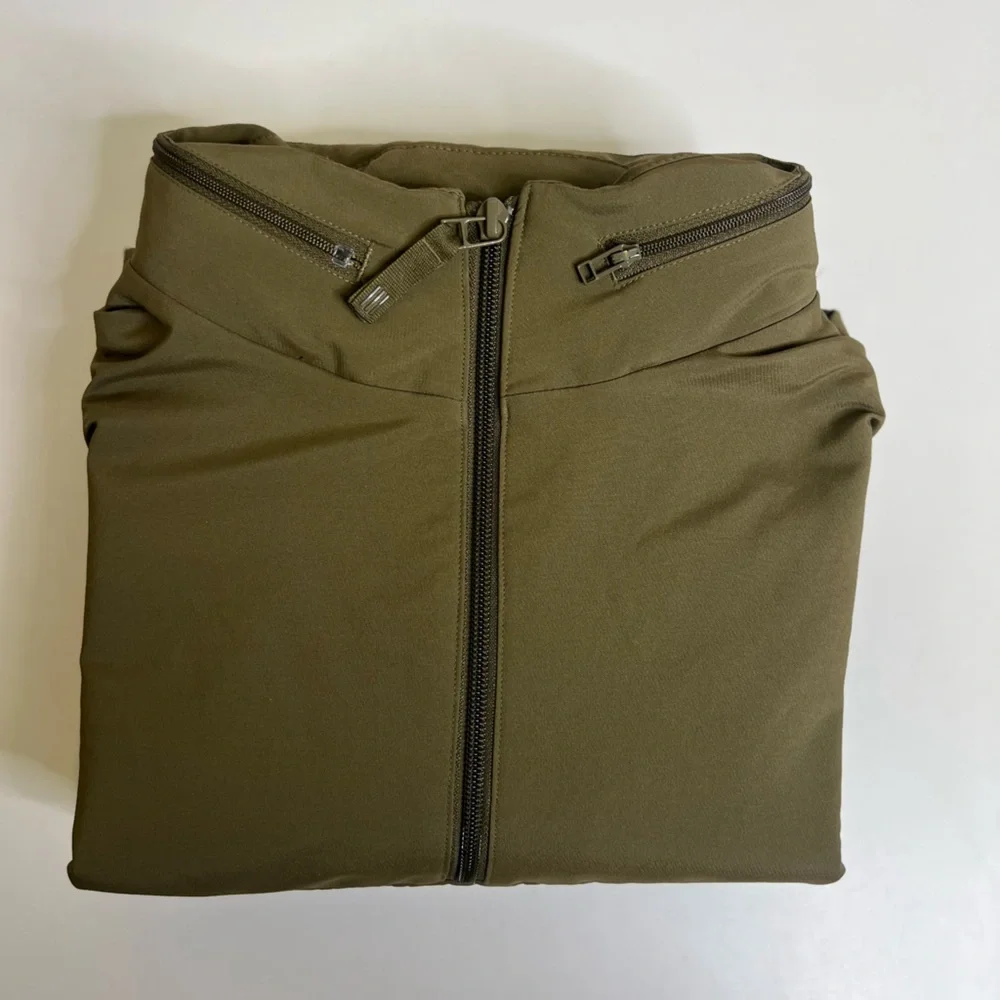 Adidas Khaki Green Track Jacket - Size Medium - Picture 8 of 8